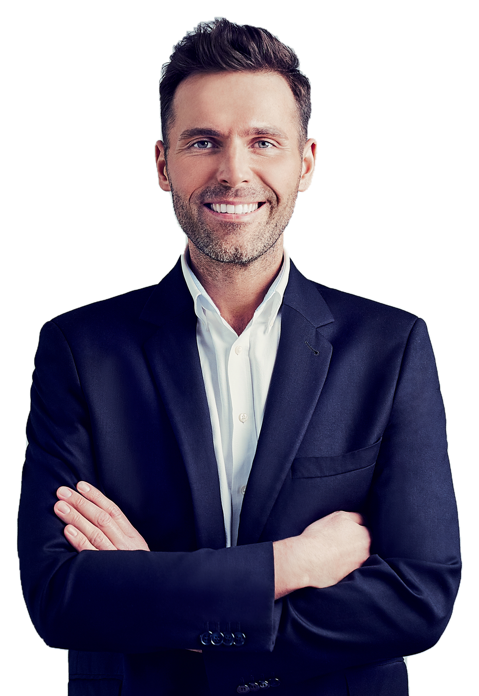 Confident professional built up through the Authority Accelerator